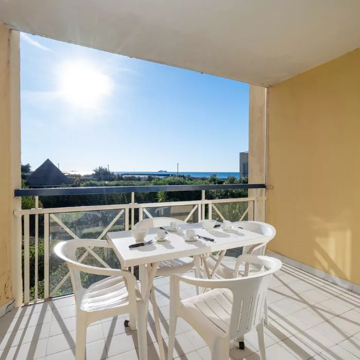 location vue mer cap agde